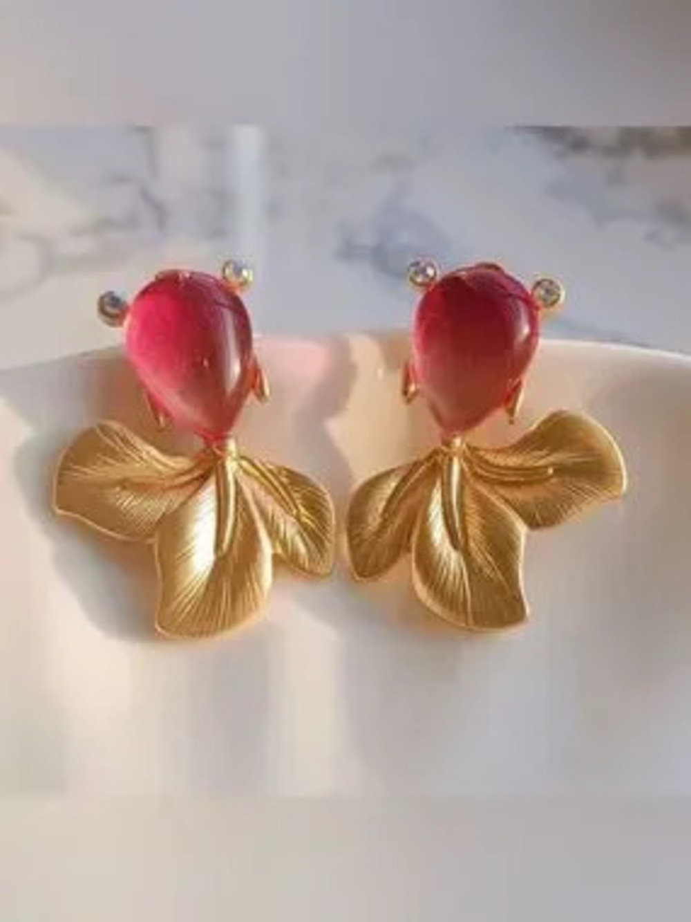 Floral?Drop Earrings N2234